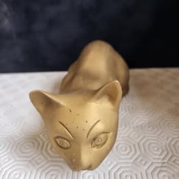 Cast Brass Vintage Cat! - Picture 6 of 7